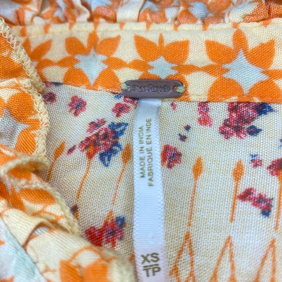 Free People Orange Boho Maxi Dress - Picture 7 of 9